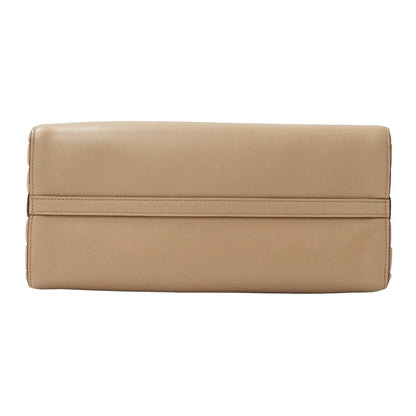PRADA プラダ ビブリオテーク トートバッグ ショルダーバッグ 2way ピンクベージュ 1BG098 レザー レディース 【中古】