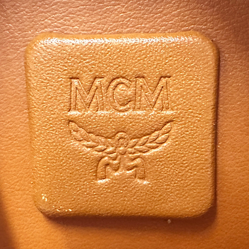 エム・シー・エム MCM サイドスタッズ バックパック リュック ヴィセトス ブラック レディース 【中古】