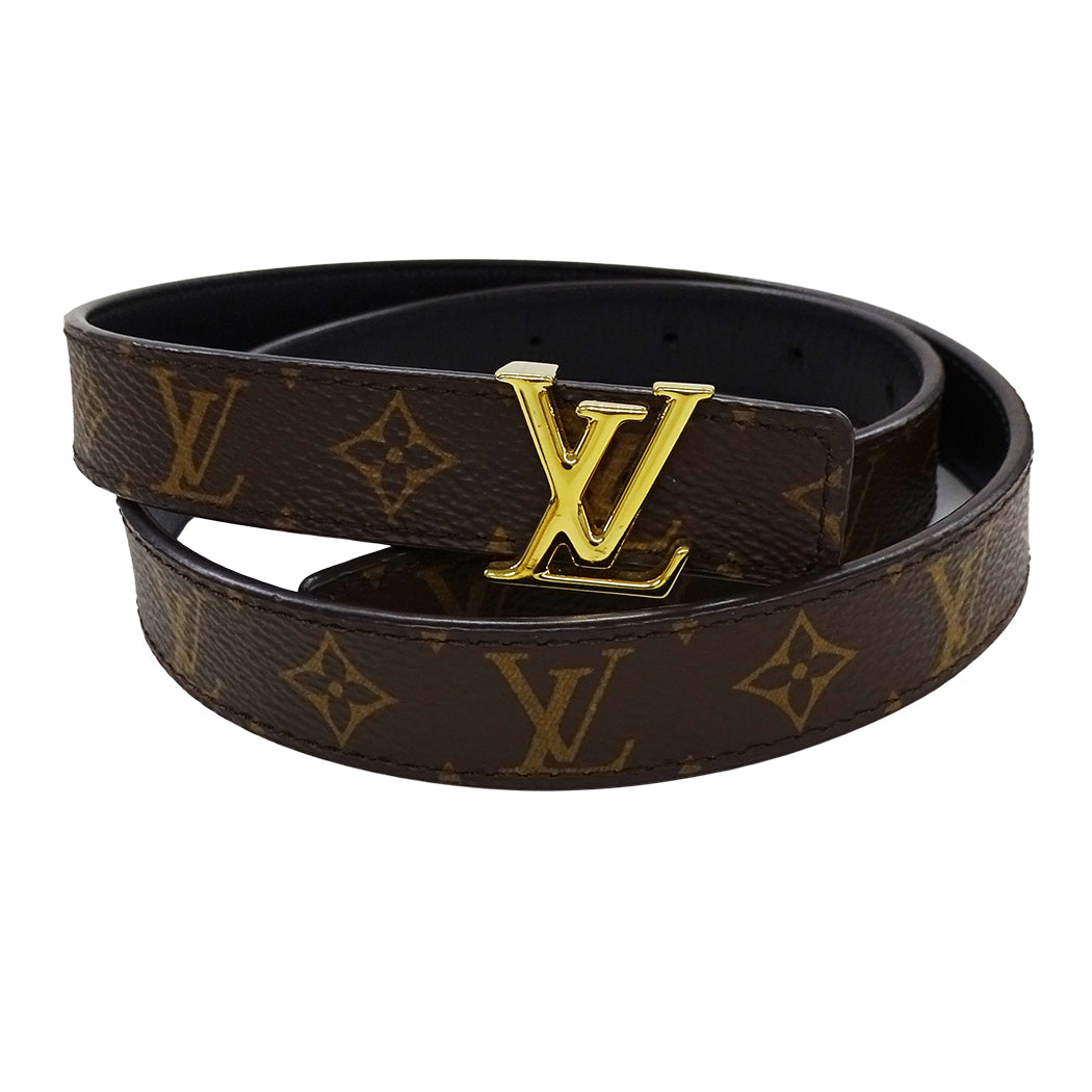 LOUIS VUITTON ルイ・ヴィトン LV アイコニック 20MM リバーシブル ベルト モノグラム ノワール M0431W 65/26 レディース 【中古】