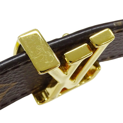 LOUIS VUITTON ルイ・ヴィトン LV アイコニック 20MM リバーシブル ベルト モノグラム ノワール M0431W 65/26 レディース 【中古】