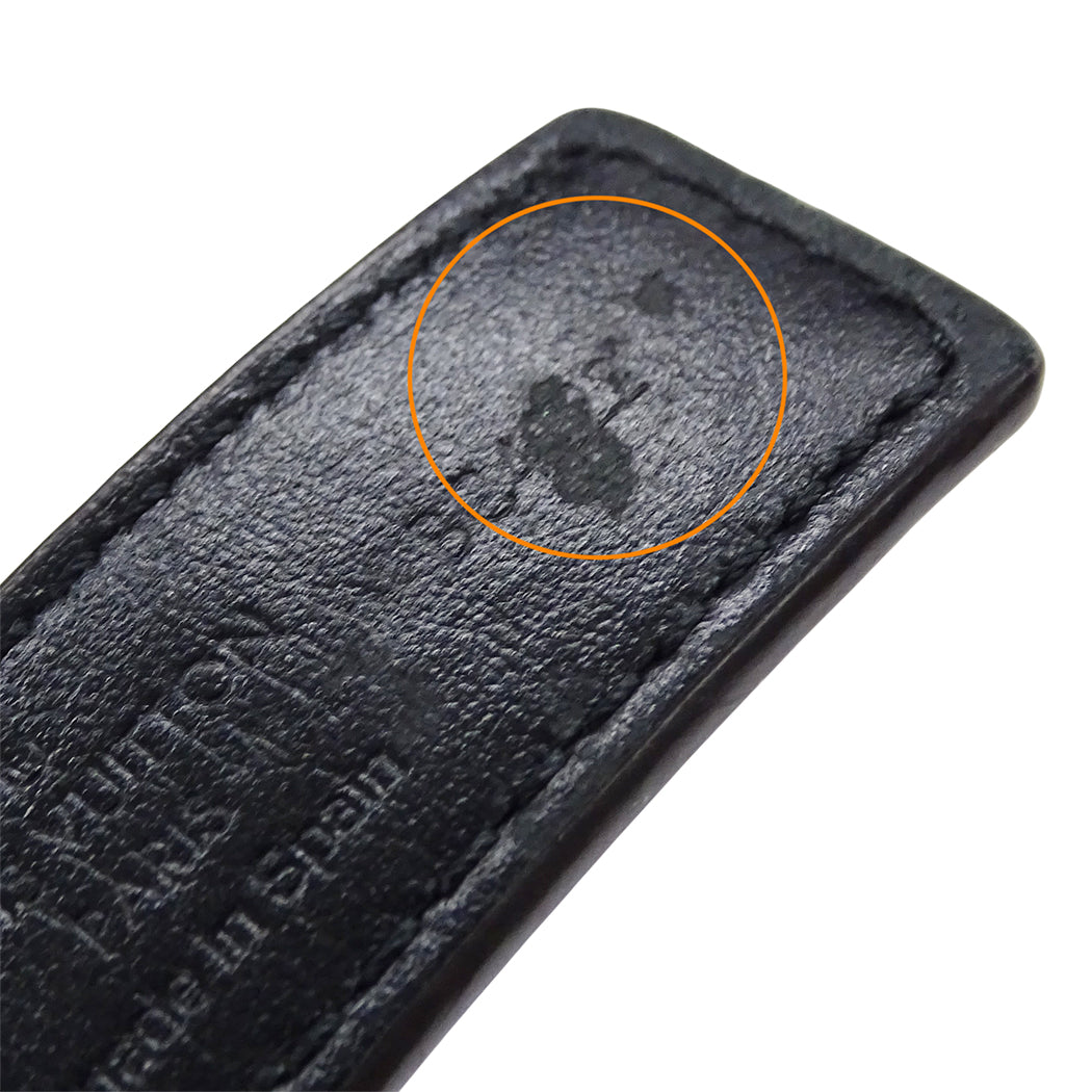 LOUIS VUITTON ルイ・ヴィトン LV アイコニック 20MM リバーシブル ベルト モノグラム ノワール M0431W 65/26 レディース 【中古】