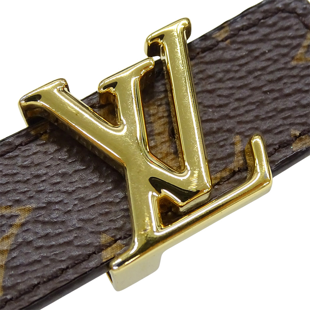 LOUIS VUITTON ルイ・ヴィトン LV アイコニック 20MM リバーシブル ベルト モノグラム ノワール M0431W 65/26 レディース 【中古】