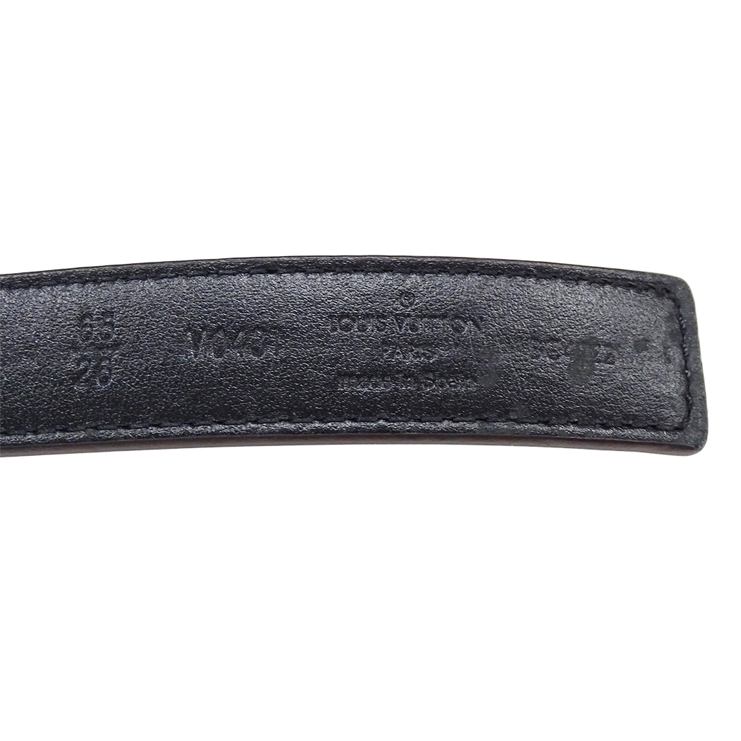 LOUIS VUITTON ルイ・ヴィトン LV アイコニック 20MM リバーシブル ベルト モノグラム ノワール M0431W 65/26 レディース 【中古】