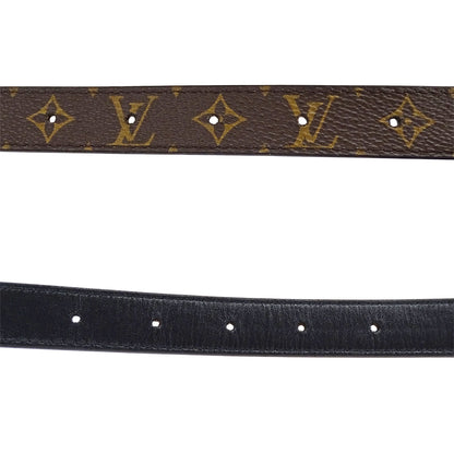 LOUIS VUITTON ルイ・ヴィトン LV アイコニック 20MM リバーシブル ベルト モノグラム ノワール M0431W 65/26 レディース 【中古】