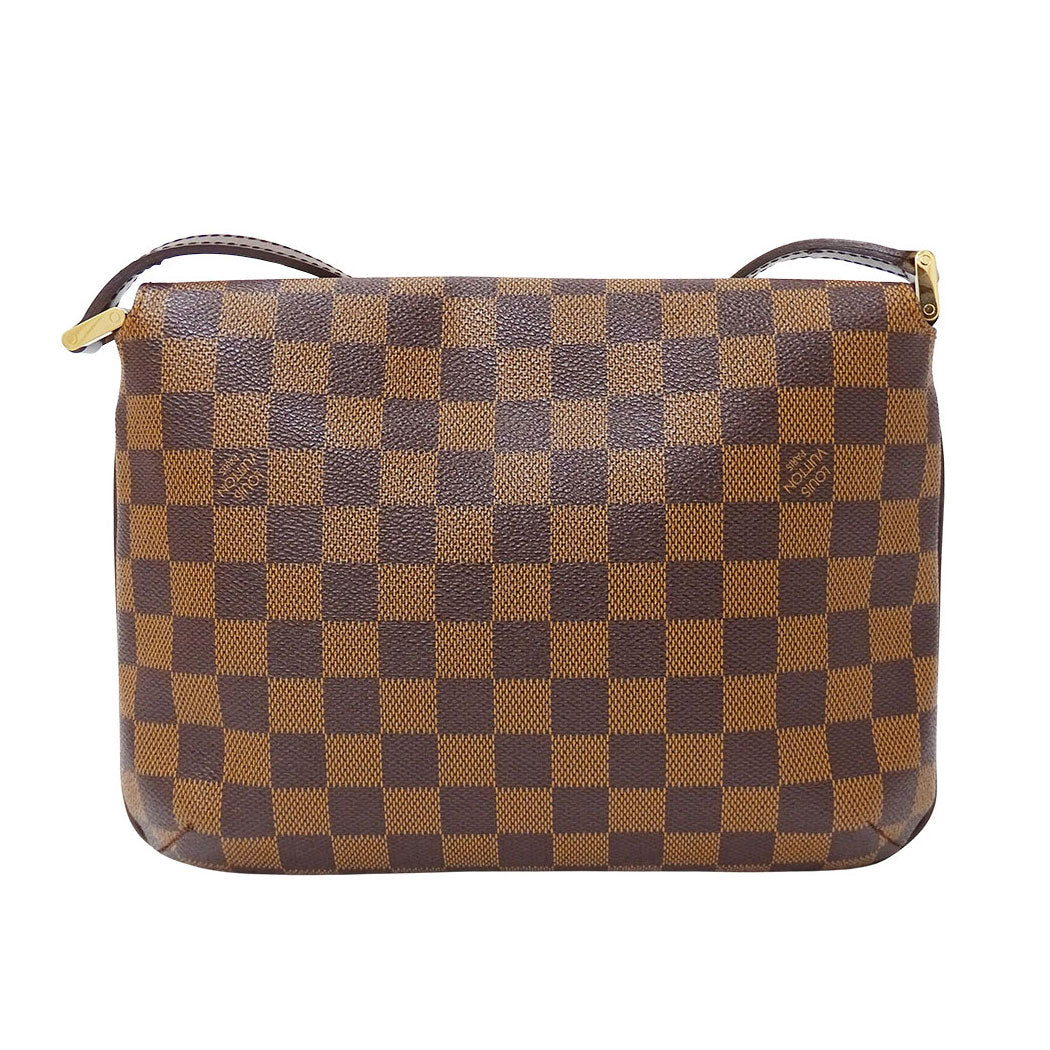 LOUIS VUITTON ルイ・ヴィトン ミュゼット・タンゴ ロング ショルダーバッグ ブラウン N51301 ダミエキャンバス レディース 【中古】