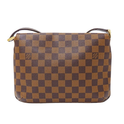 LOUIS VUITTON ルイ・ヴィトン ミュゼット・タンゴ ロング ショルダーバッグ ブラウン N51301 ダミエキャンバス レディース 【中古】