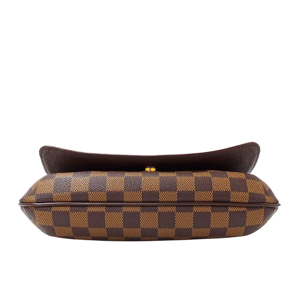 LOUIS VUITTON ルイ・ヴィトン ミュゼット・タンゴ ロング ショルダーバッグ ブラウン N51301 ダミエキャンバス レディース 【中古】