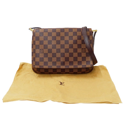 LOUIS VUITTON ルイ・ヴィトン ミュゼット・タンゴ ロング ショルダーバッグ ブラウン N51301 ダミエキャンバス レディース 【中古】