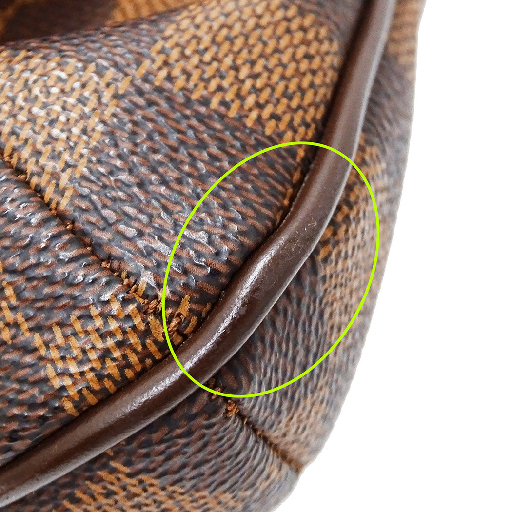 LOUIS VUITTON ルイ・ヴィトン ミュゼット・タンゴ ロング ショルダーバッグ ブラウン N51301 ダミエキャンバス レディース 【中古】