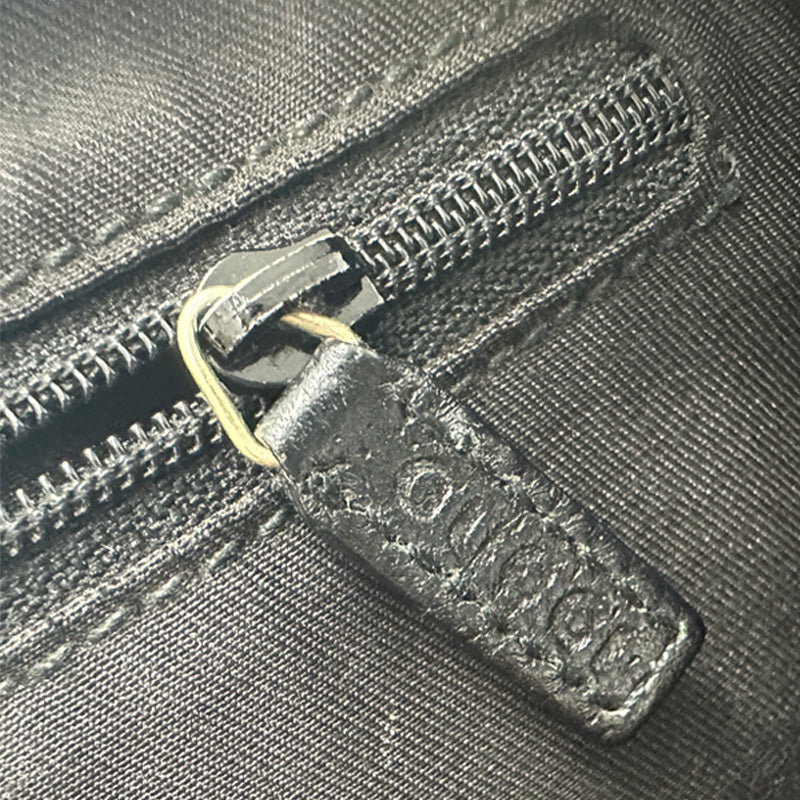 GUCCI グッチ ハンドバッグ GGキャンバス ブラック ゴールド金具 130739 レディース 【中古】