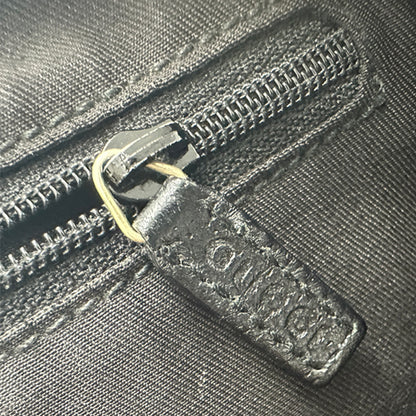 GUCCI グッチ ハンドバッグ GGキャンバス ブラック ゴールド金具 130739 レディース 【中古】