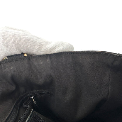 GUCCI グッチ ハンドバッグ GGキャンバス ブラック ゴールド金具 130739 レディース 【中古】