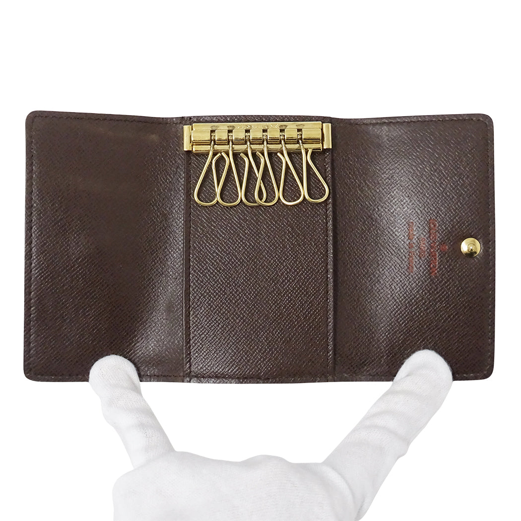 LOUIS VUITTON ルイ・ヴィトン ミュルティクレ 6 キーケース ダミエ N62630 レディース メンズ 【中古】
