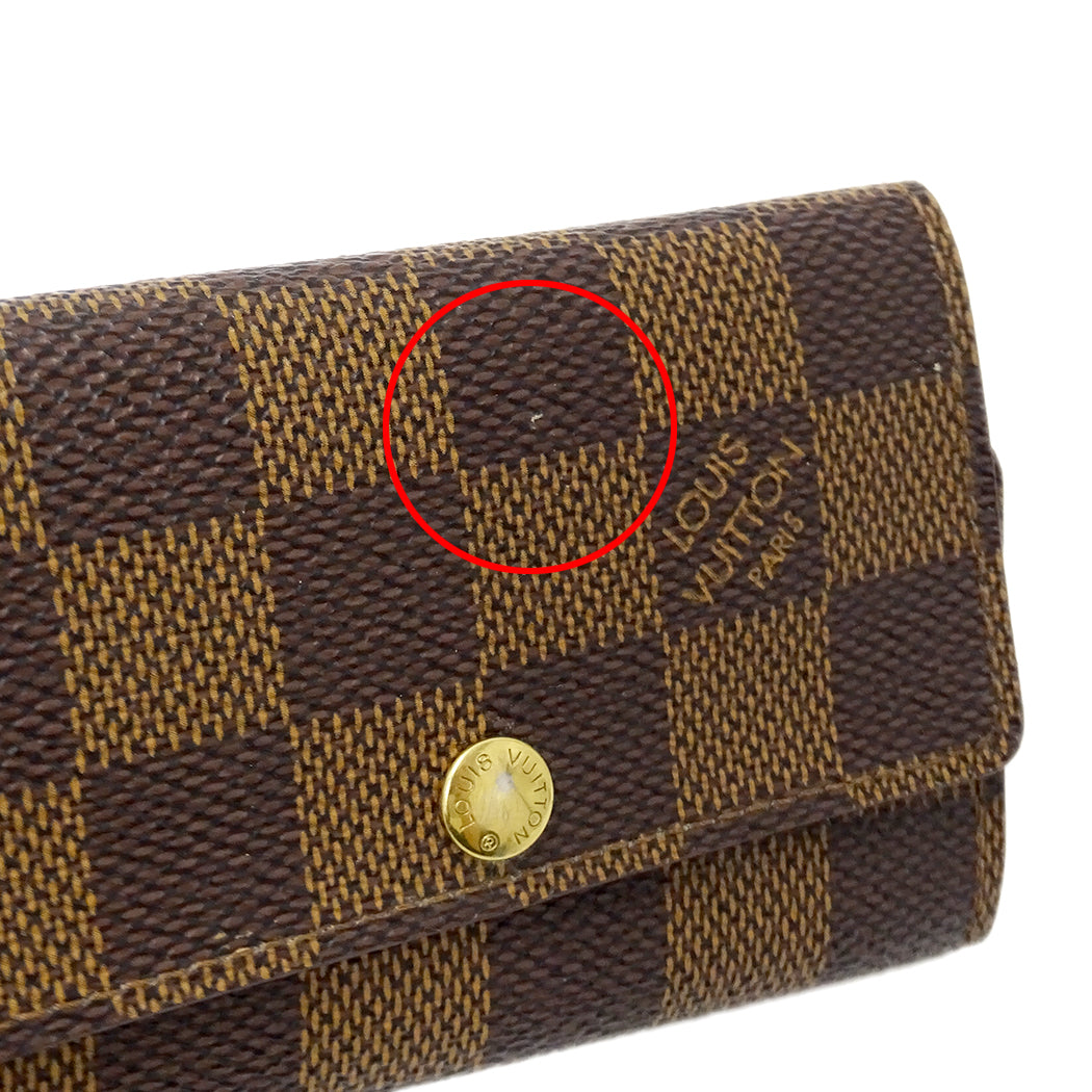 LOUIS VUITTON ルイ・ヴィトン ミュルティクレ 6 キーケース ダミエ N62630 レディース メンズ 【中古】