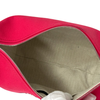 HERMES エルメス ブリッド・ア・ブラックPM ハンドバッグ ピンク シルバー金具 トワルオフィシエ レディース 【中古】