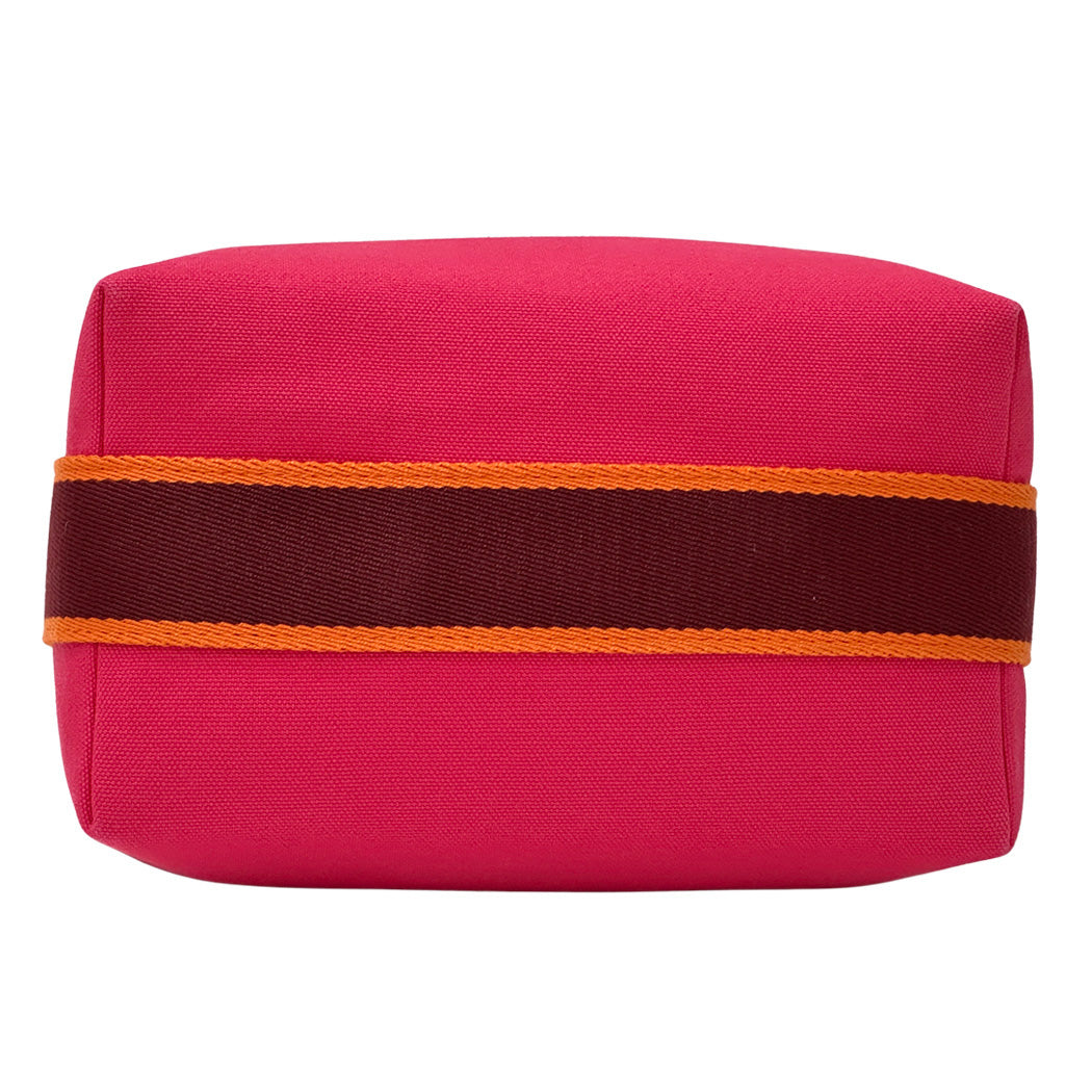 HERMES エルメス ブリッド・ア・ブラックPM ハンドバッグ ピンク シルバー金具 トワルオフィシエ レディース 【中古】