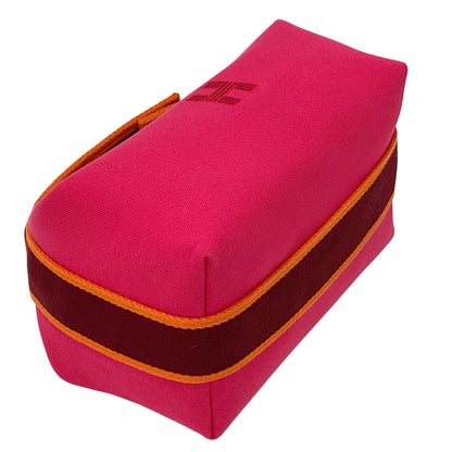 HERMES エルメス ブリッド・ア・ブラックPM ハンドバッグ ピンク シルバー金具 トワルオフィシエ レディース 【中古】