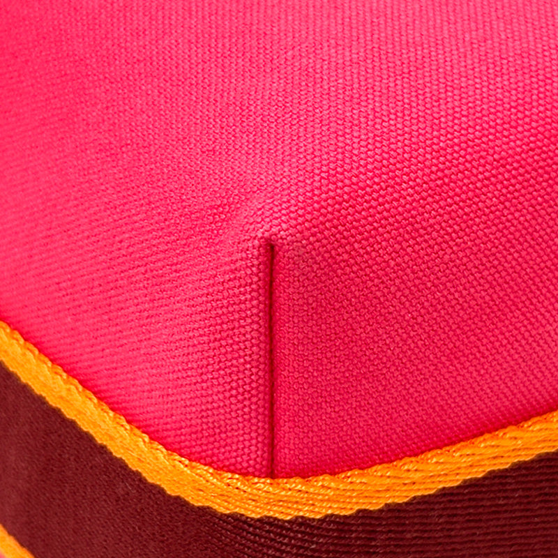 HERMES エルメス ブリッド・ア・ブラックPM ハンドバッグ ピンク シルバー金具 トワルオフィシエ レディース 【中古】
