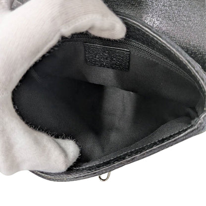 GUCCI グッチ ボディ・ウエストバッグ ブラック 131236 GGキャンバス レディース メンズ 【中古】
