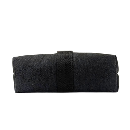 GUCCI グッチ ボディ・ウエストバッグ ブラック 131236 GGキャンバス レディース メンズ 【中古】