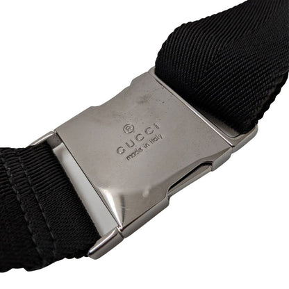 GUCCI グッチ ボディ・ウエストバッグ ブラック 131236 GGキャンバス レディース メンズ 【中古】