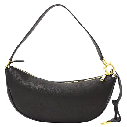 Ferragamo フェラガモ 2wayバッグ ガンチーニ ブラック レザー レディース 【中古】