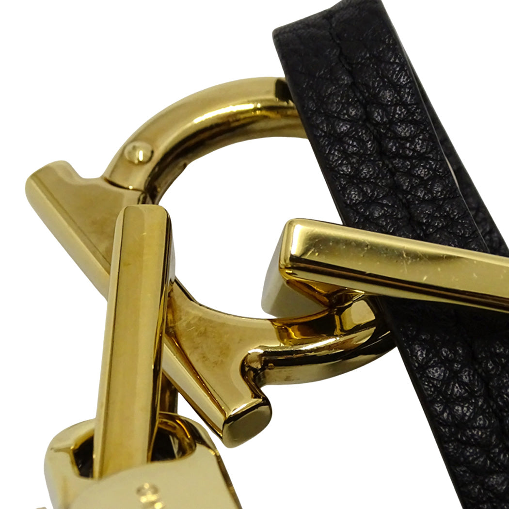 Ferragamo フェラガモ 2wayバッグ ガンチーニ ブラック レザー レディース 【中古】