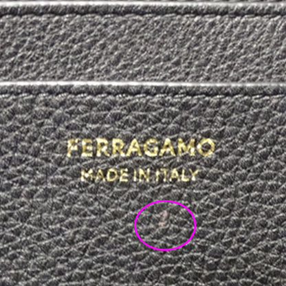 Ferragamo フェラガモ 2wayバッグ ガンチーニ ブラック レザー レディース 【中古】