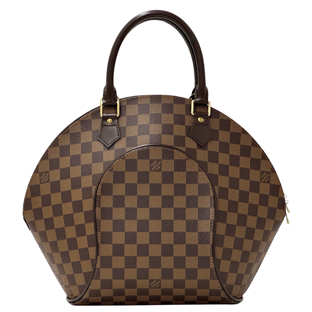LOUIS VUITTON ルイ・ヴィトン エリプスMM ハンドバッグ ダミエ エベヌ N48067 レディース メンズ 【中古】