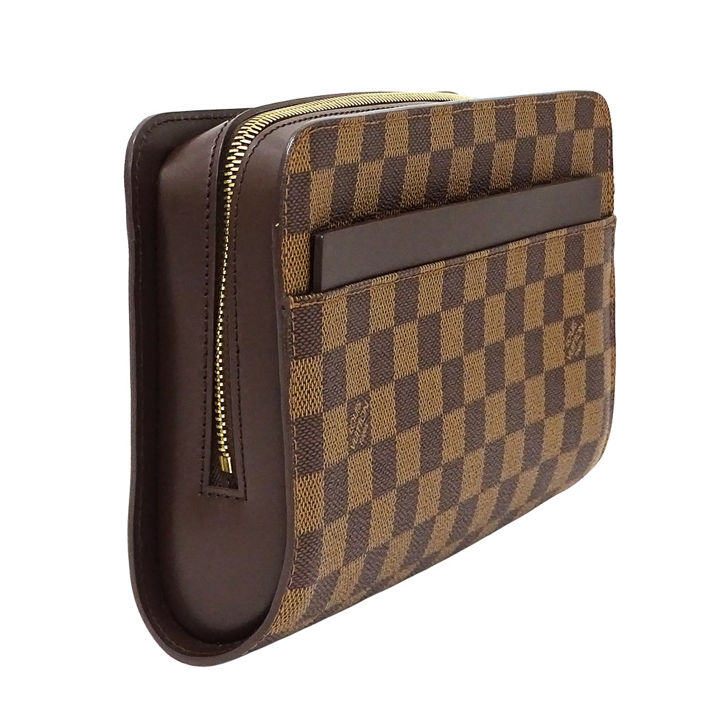 LOUIS VUITTON ルイ・ヴィトン サンルイ クラッチ・セカンドバッグ ダミエ N51993 メンズ 【中古】
