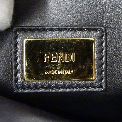 FENDI フェンディ ピーカブー レギュラー 2wayバッグ ブラック レザー レディース 【中古】