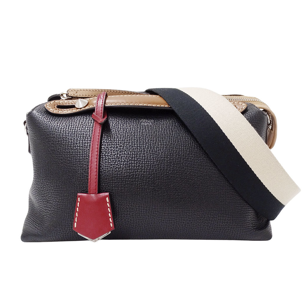 FENDI フェンディ バイザウェイ ミディアム 2wayバッグ ブラック レザー レディース 【中古】