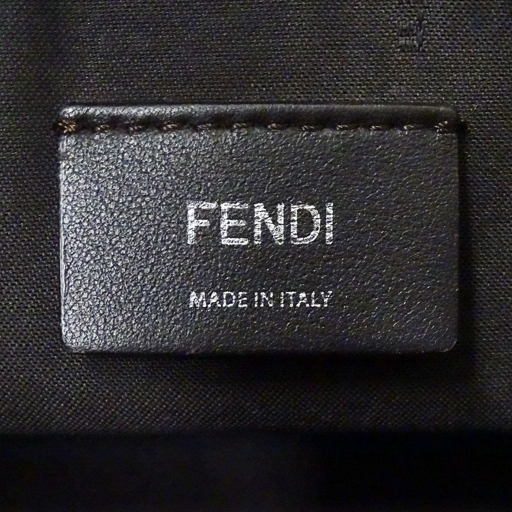 FENDI フェンディ バイザウェイ ミディアム 2wayバッグ ブラック レザー レディース 【中古】