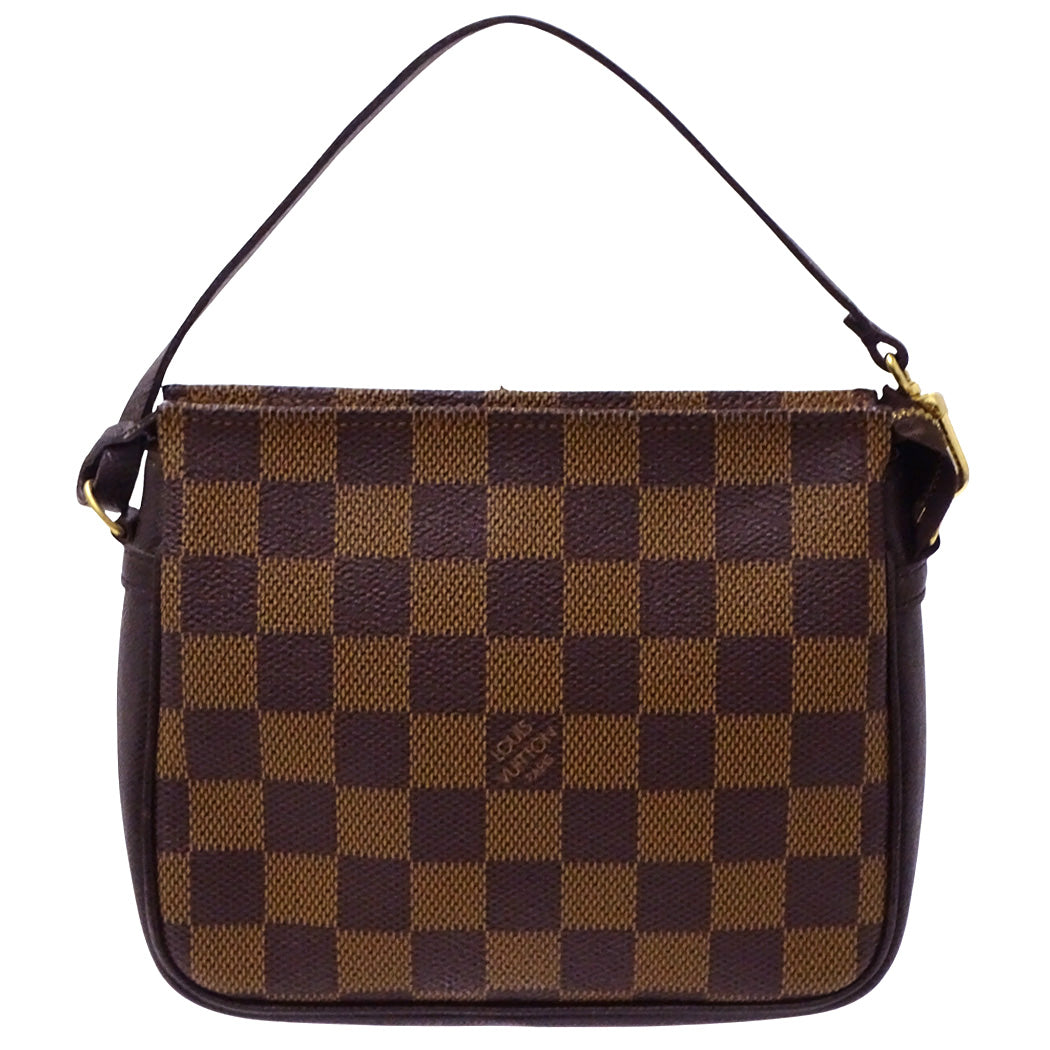 LOUIS VUITTON ルイ・ヴィトン トゥルース･メイクアップ ポーチ ダミエ エベヌ N51982 ダミエキャンバス レディース 【中古】