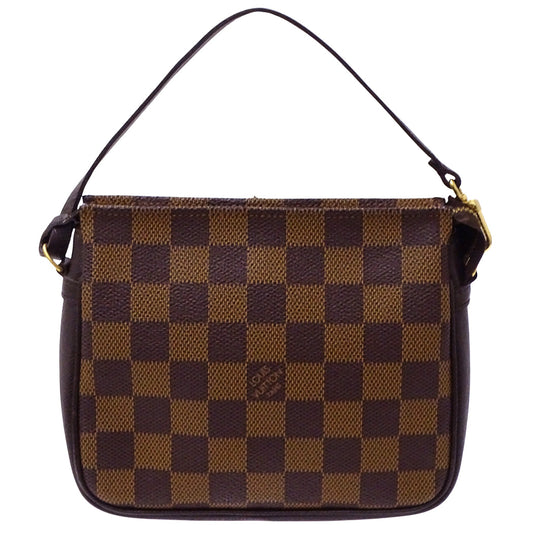 LOUIS VUITTON ルイ・ヴィトン トゥルース･メイクアップ ポーチ ダミエ エベヌ N51982 ダミエキャンバス レディース 【中古】