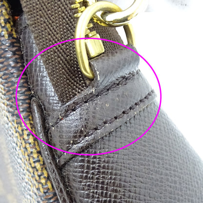 LOUIS VUITTON ルイ・ヴィトン トゥルース･メイクアップ ポーチ ダミエ エベヌ N51982 ダミエキャンバス レディース 【中古】