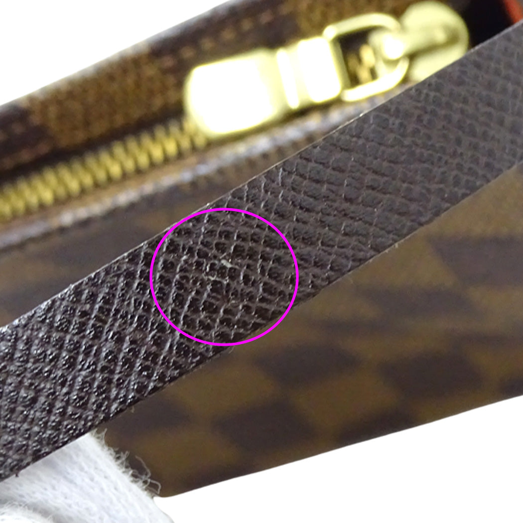 LOUIS VUITTON ルイ・ヴィトン トゥルース･メイクアップ ポーチ ダミエ エベヌ N51982 ダミエキャンバス レディース 【中古】