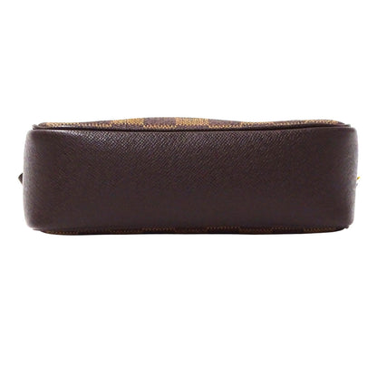 LOUIS VUITTON ルイ・ヴィトン トゥルース･メイクアップ ポーチ ダミエ エベヌ N51982 ダミエキャンバス レディース 【中古】
