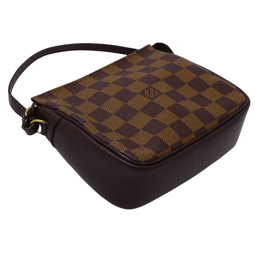 LOUIS VUITTON ルイ・ヴィトン トゥルース･メイクアップ ポーチ ダミエ エベヌ N51982 ダミエキャンバス レディース 【中古】