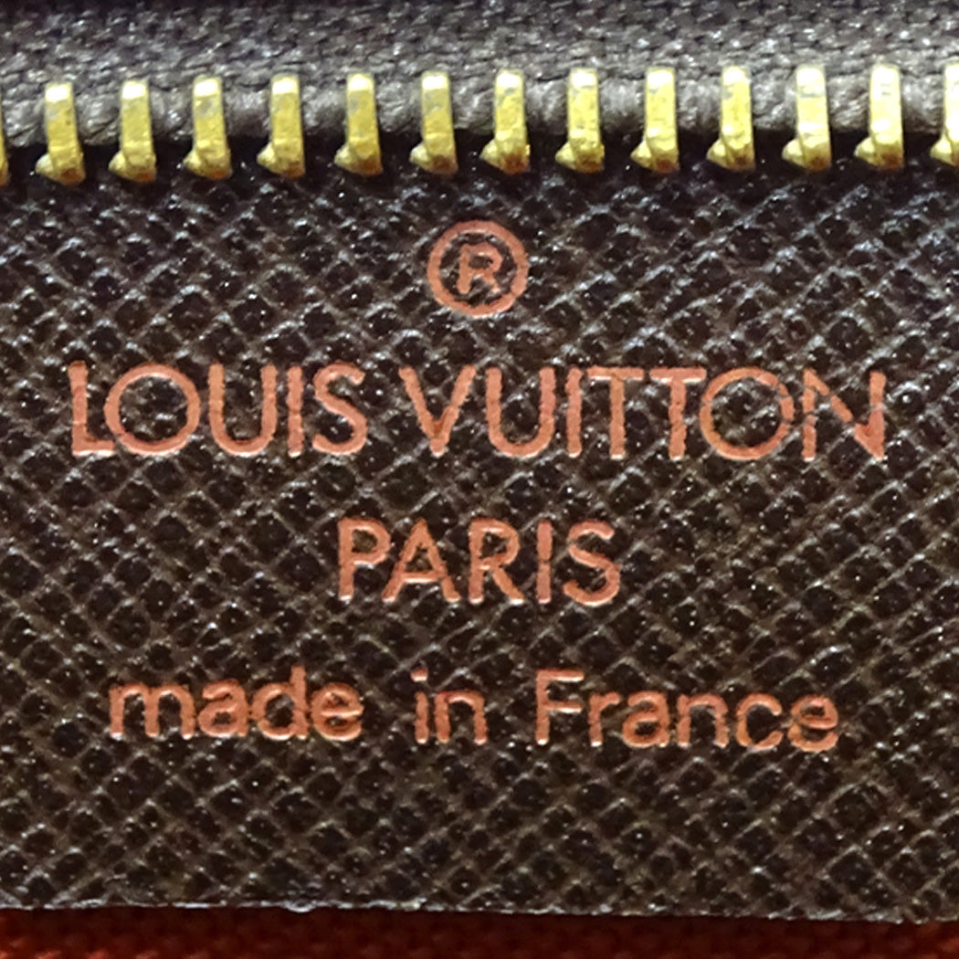 LOUIS VUITTON ルイ・ヴィトン トゥルース･メイクアップ ポーチ ダミエ エベヌ N51982 ダミエキャンバス レディース 【中古】