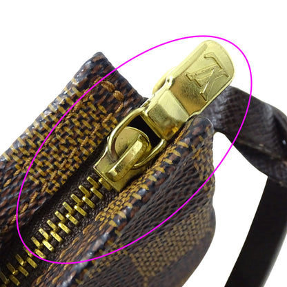 LOUIS VUITTON ルイ・ヴィトン トゥルース･メイクアップ ポーチ ダミエ エベヌ N51982 ダミエキャンバス レディース 【中古】