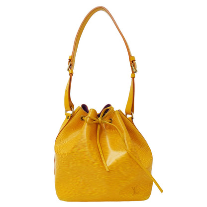 LOUIS VUITTON ルイ・ヴィトン プチ・ノエ ショルダーバッグ タッシリイエロー M44109 エピレザー レディース 【中古】