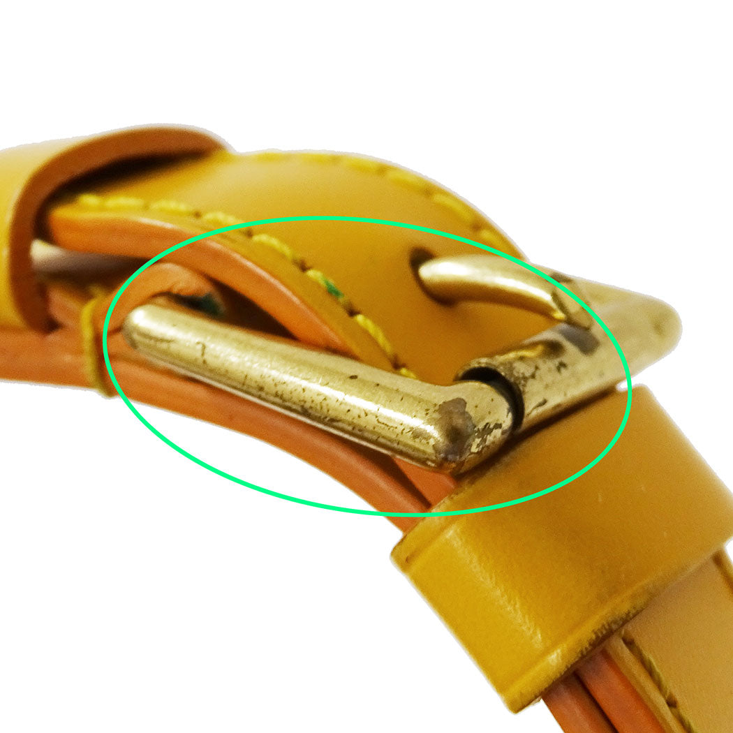 LOUIS VUITTON ルイ・ヴィトン プチ・ノエ ショルダーバッグ タッシリイエロー M44109 エピレザー レディース 【中古】