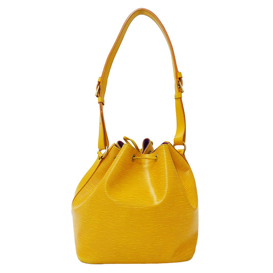 LOUIS VUITTON ルイ・ヴィトン プチ・ノエ ショルダーバッグ タッシリイエロー M44109 エピレザー レディース 【中古】