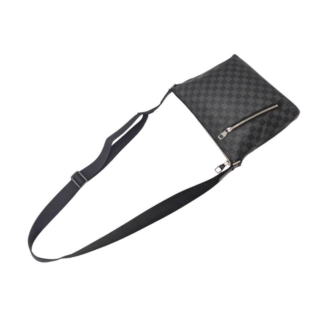 LOUIS VUITTON ルイ・ヴィトン ミック PM ショルダーバッグ ダミエ グラフィット ダミエグラフィット N41211 ダミエグラフィットキャンバス メンズ 【中古】