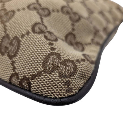 GUCCI グッチ ショルダーバッグ ベージュ ブラウン 146309 GGキャンバス メンズ 【中古】