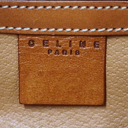 CELINE セリーヌ ハンドバッグ マカダム ブラウン PVC レディース 【中古】