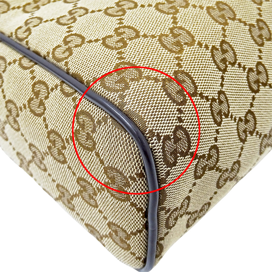GUCCI グッチ ショルダーバッグ ベージュ ブラウン 449173 GGキャンバス メンズ 【中古】