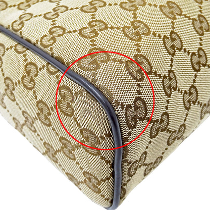 GUCCI グッチ ショルダーバッグ ベージュ ブラウン 449173 GGキャンバス メンズ 【中古】