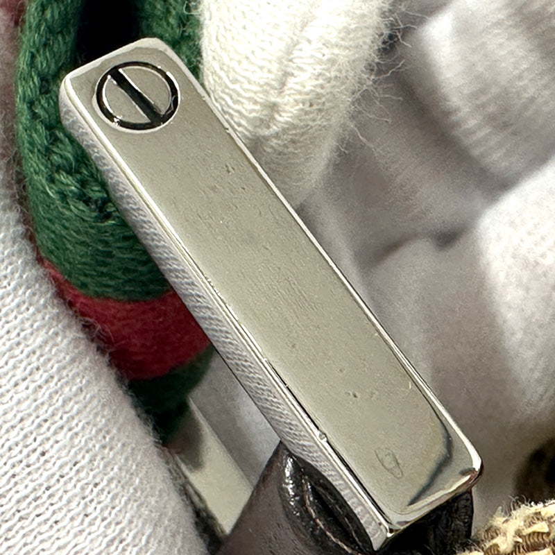 GUCCI グッチ ショルダーバッグ GGキャンバス ブラウン 146309 レディース 【中古】